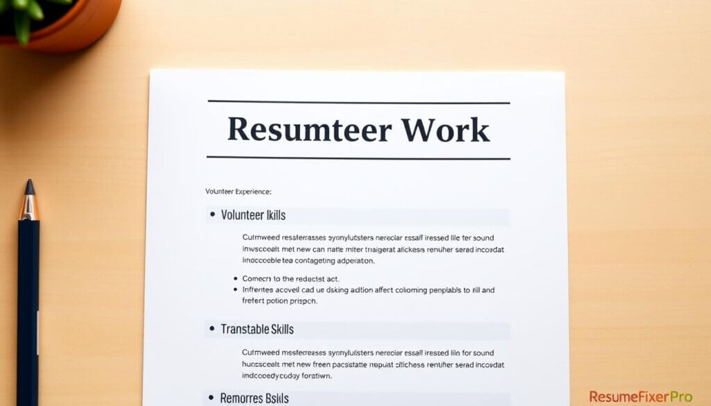 volunteer Work Example