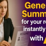 How To generate resume summary with ai free