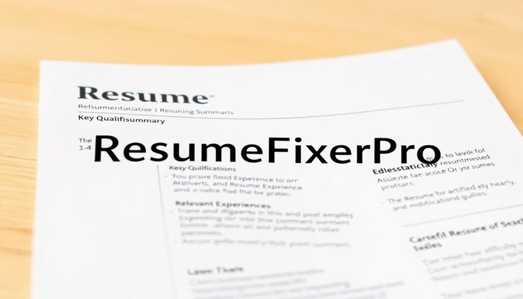 resume summary