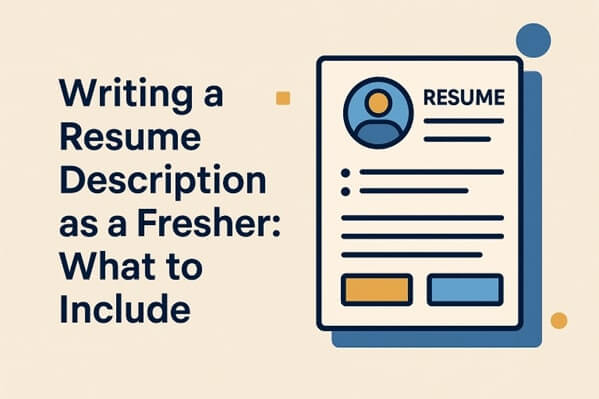How to Write a Resume Description as a Fresher