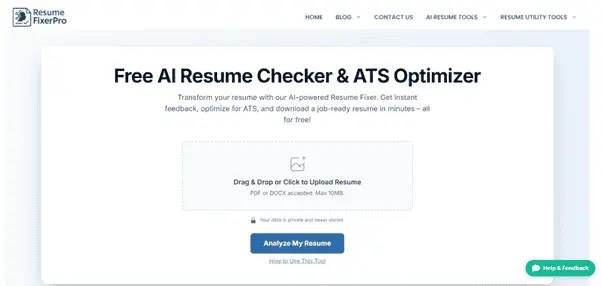 ai resume fixer